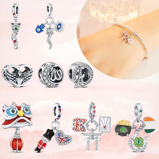 Pingente para Pulseira estilo Clássico e Simples