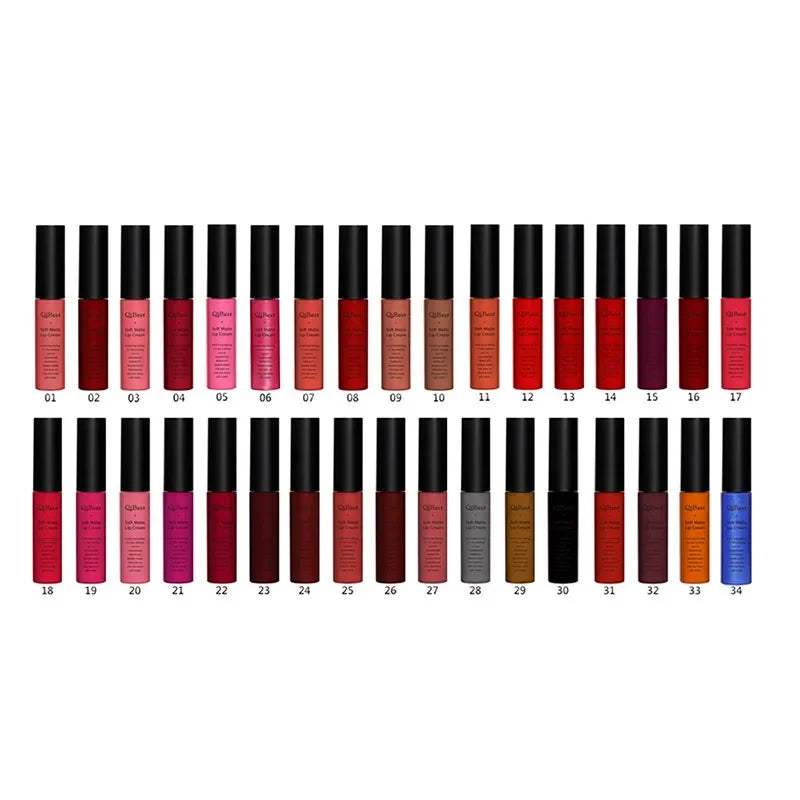 Lipgloss Qibest Longa Duração à Prova D`Água
