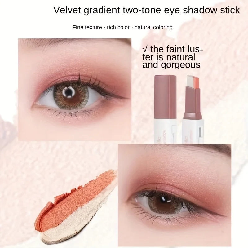 Sombra em Bastão Duas Cores - Tridimensional Natural sem Tirar a Maquiagem