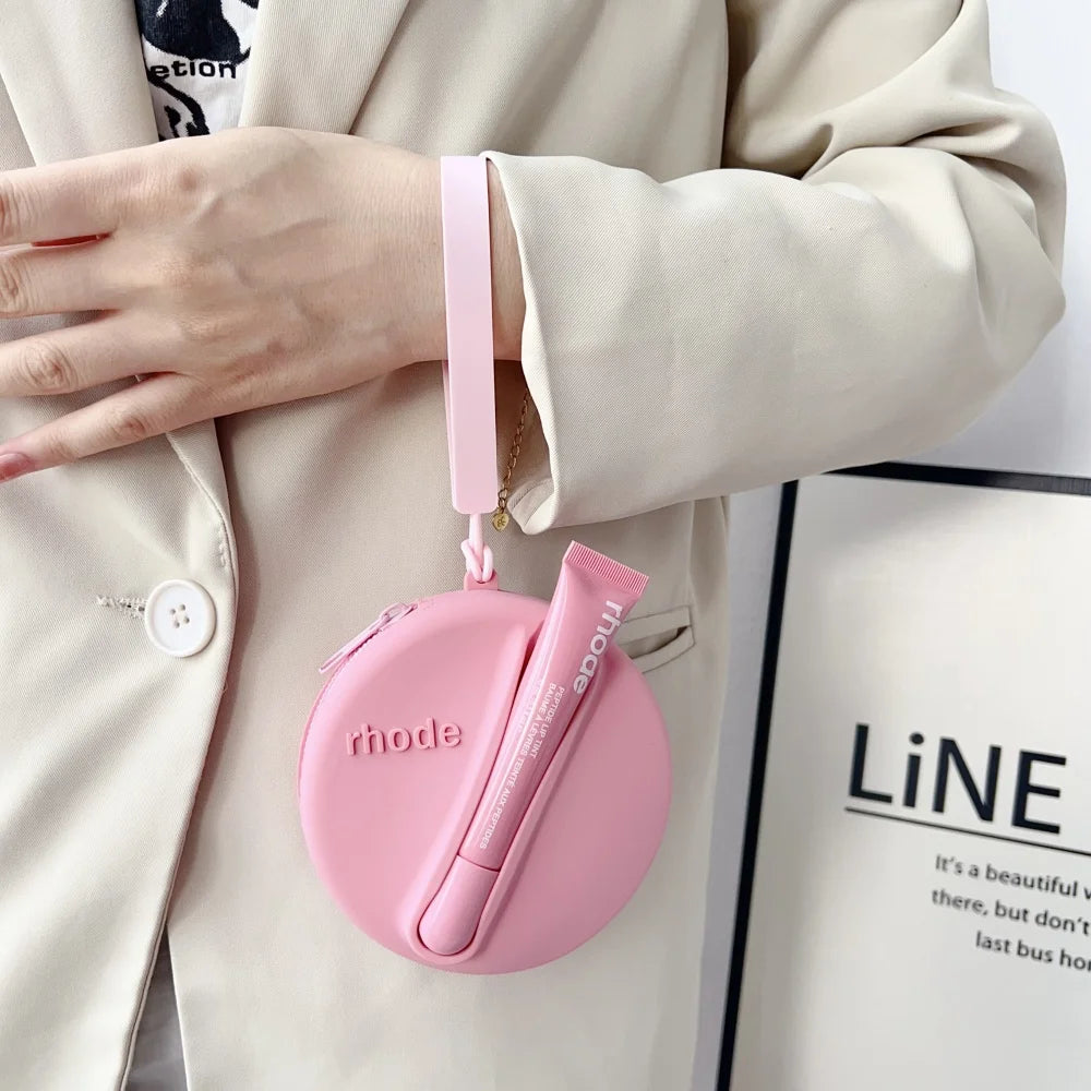 Bolsa para Gloss Labial Rhode, Organizador de Espelho Cosmético, Porta-Moedas