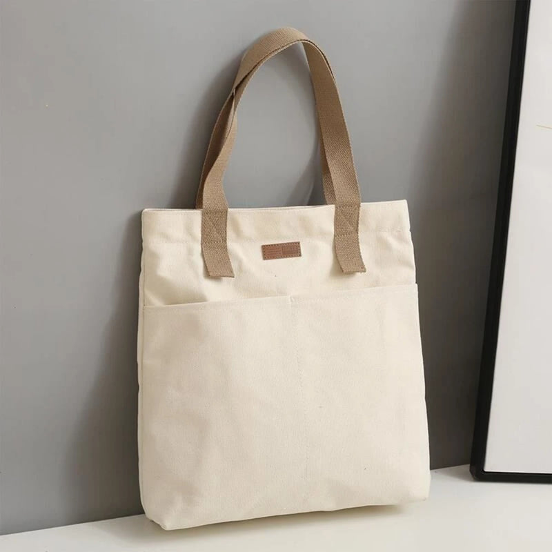 Bolsa Tote Feminina de Lona - Prática, Leve e com Grande Capacidade