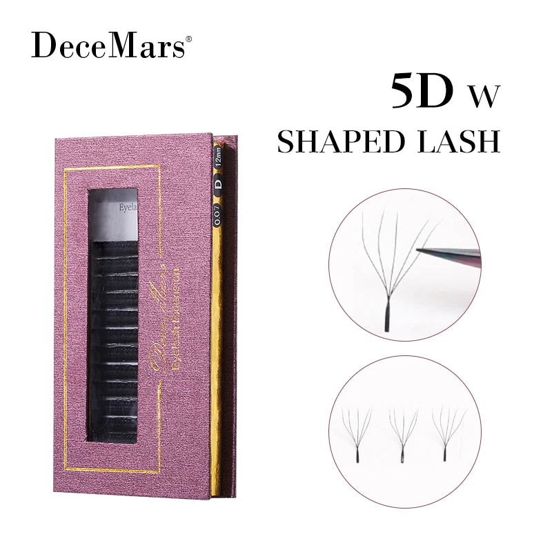 DeceMars 5D - Extensão de cílios em forma de W