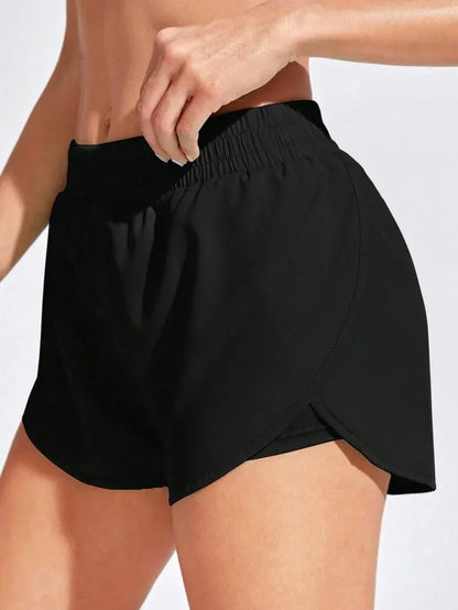 Shorts de Yoga Femininos, Leggings Elásticas para Treino e Corrida