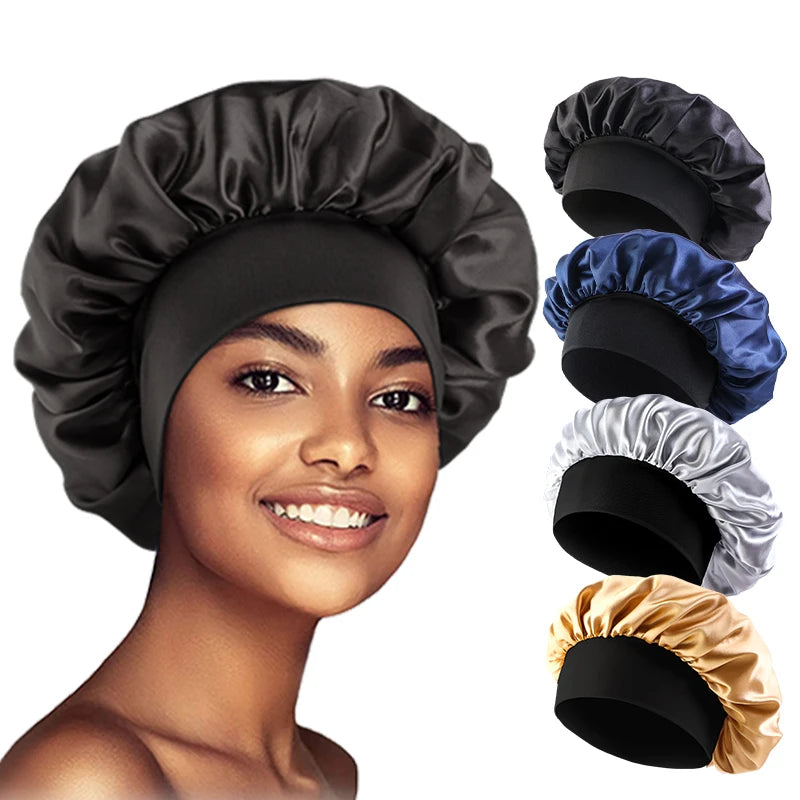 Touca para Cuidados com o Cabelo - Confortável e Ideal para Banho, Dormir