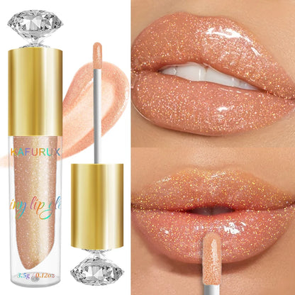 Hidratante Labial Diamante Brilhante 9 Cores