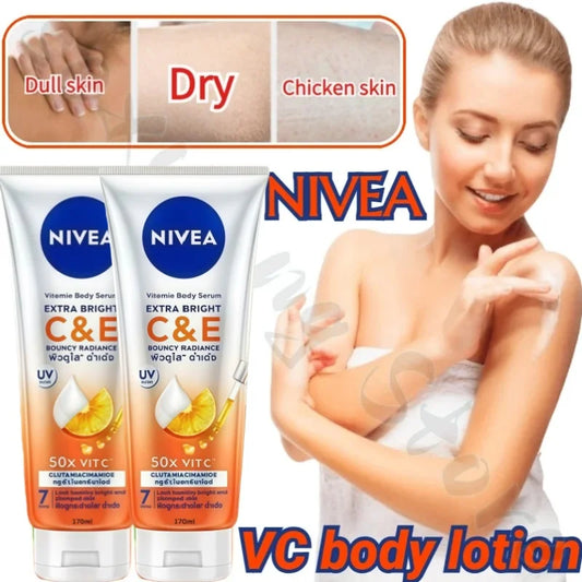NIVEA-Loção Corporal Nutritiva Profunda de Vitamina C e E Citrus VC