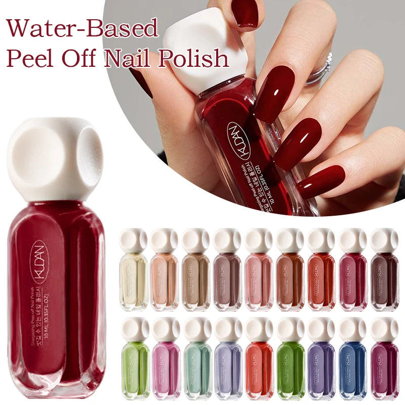 Esmalte Colorido à Base de Água 10ml Unhas Artísticas