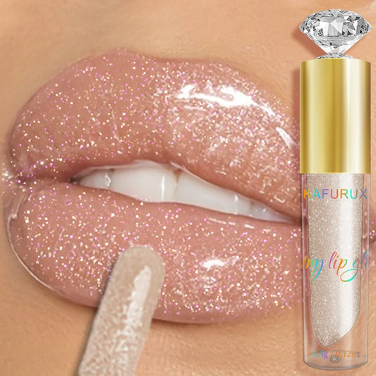 Hidratante Labial Diamante Brilhante 9 Cores