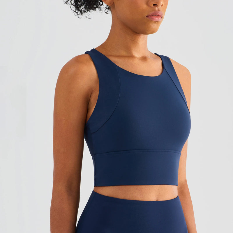 Top Feminino Esportivo de Nylon