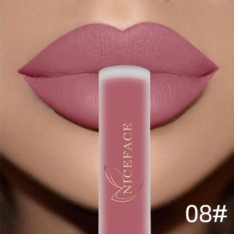 Niceface-Batons Líquidos Nude à Prova D'água Velvet Matte