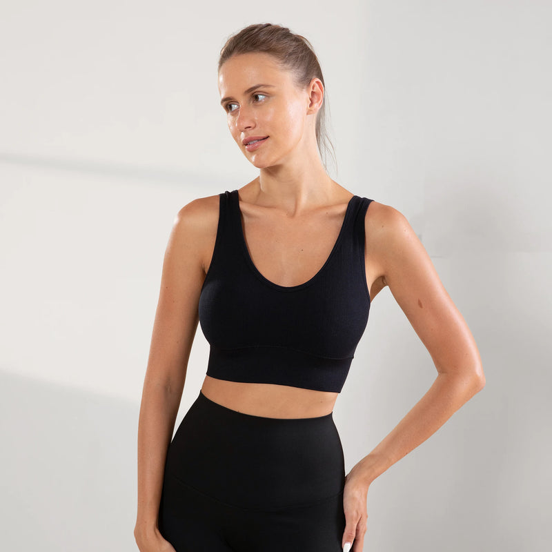 Top Sem Costura Feminino- Sem Bojo Fitness Academia