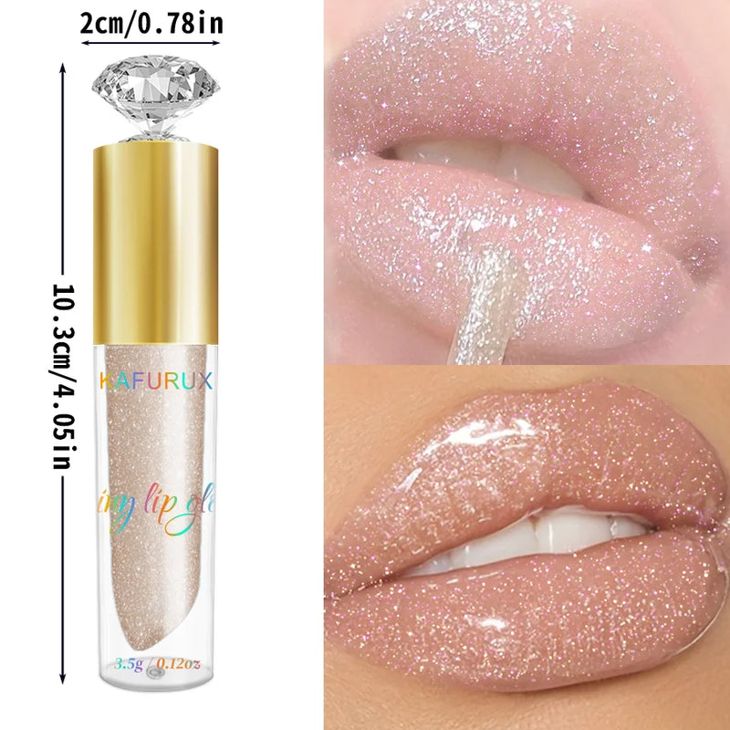 Hidratante Labial Diamante Brilhante 9 Cores