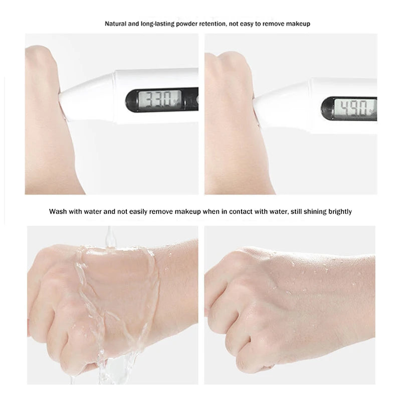 Base Hidratante para Controle de Oleosidade, Clareador e Corretivo à Prova D`Água