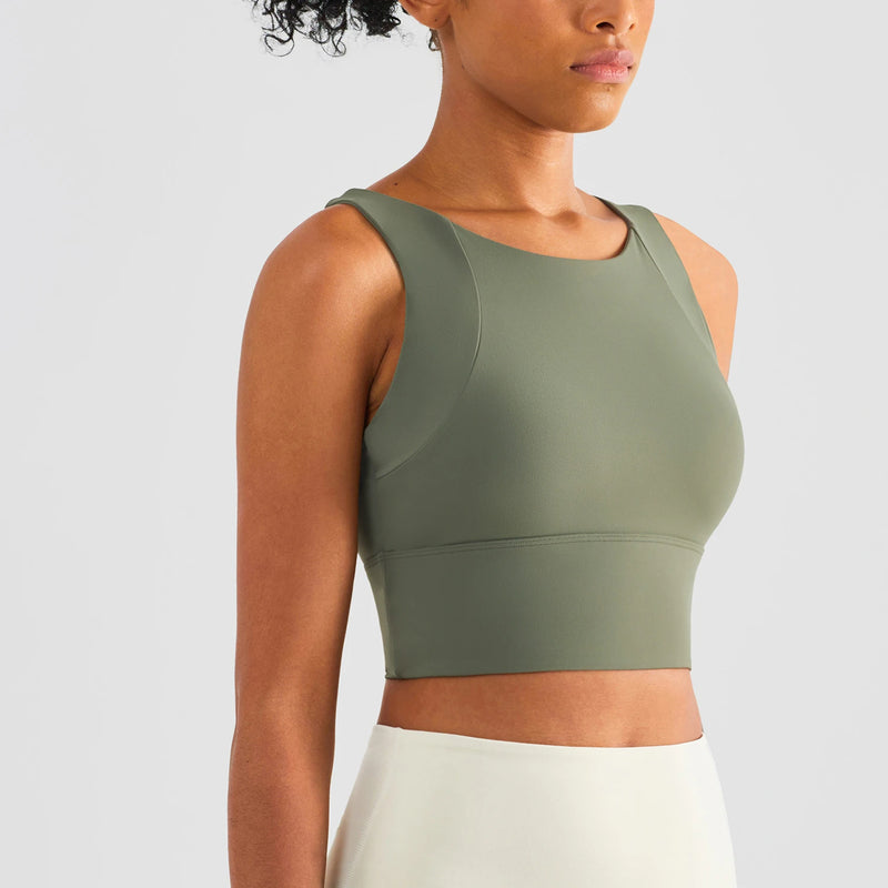 Top Feminino Esportivo de Nylon