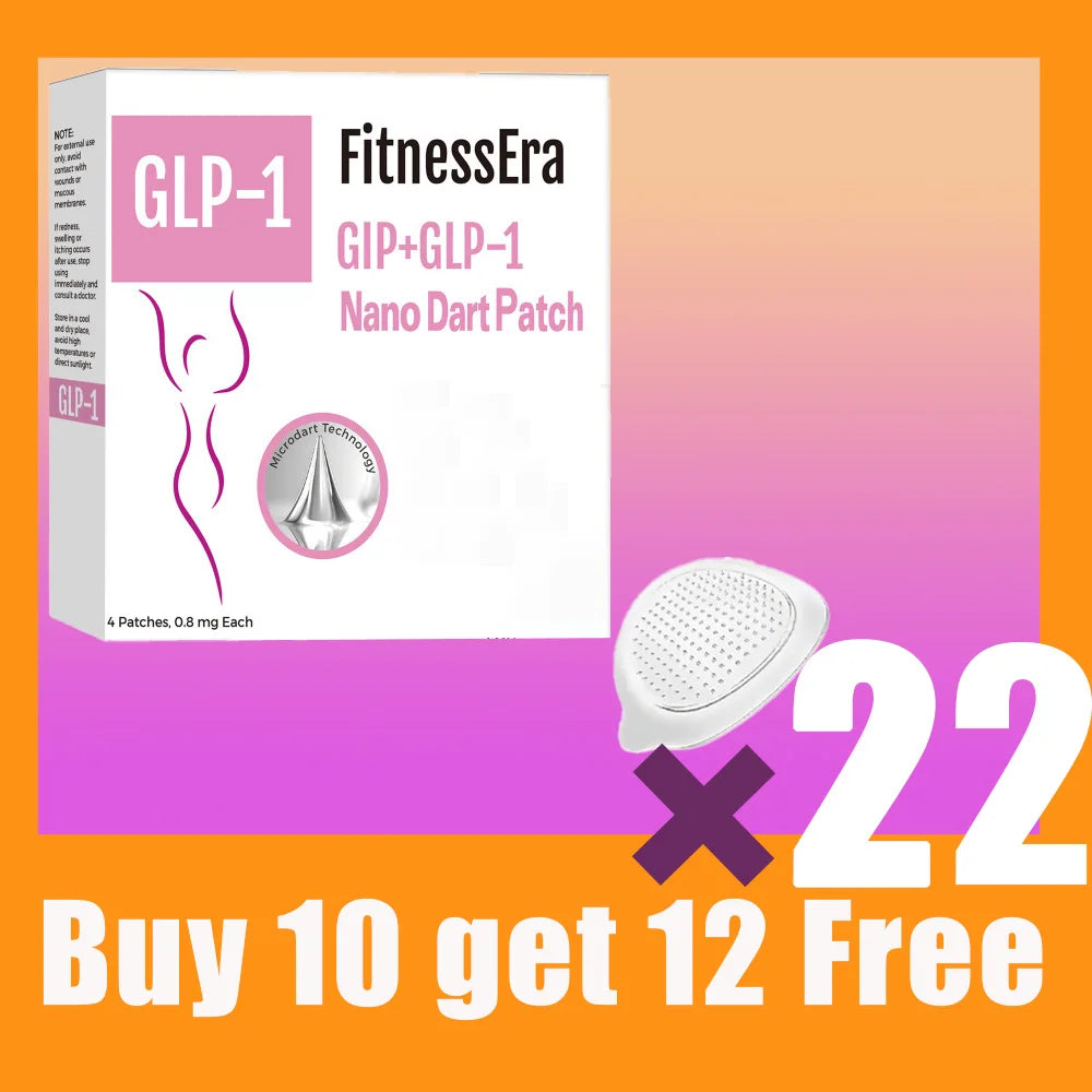 Adesivo Corporal GLP-1 Nano Patch Cuida Suavemente dos Contornos da Pele