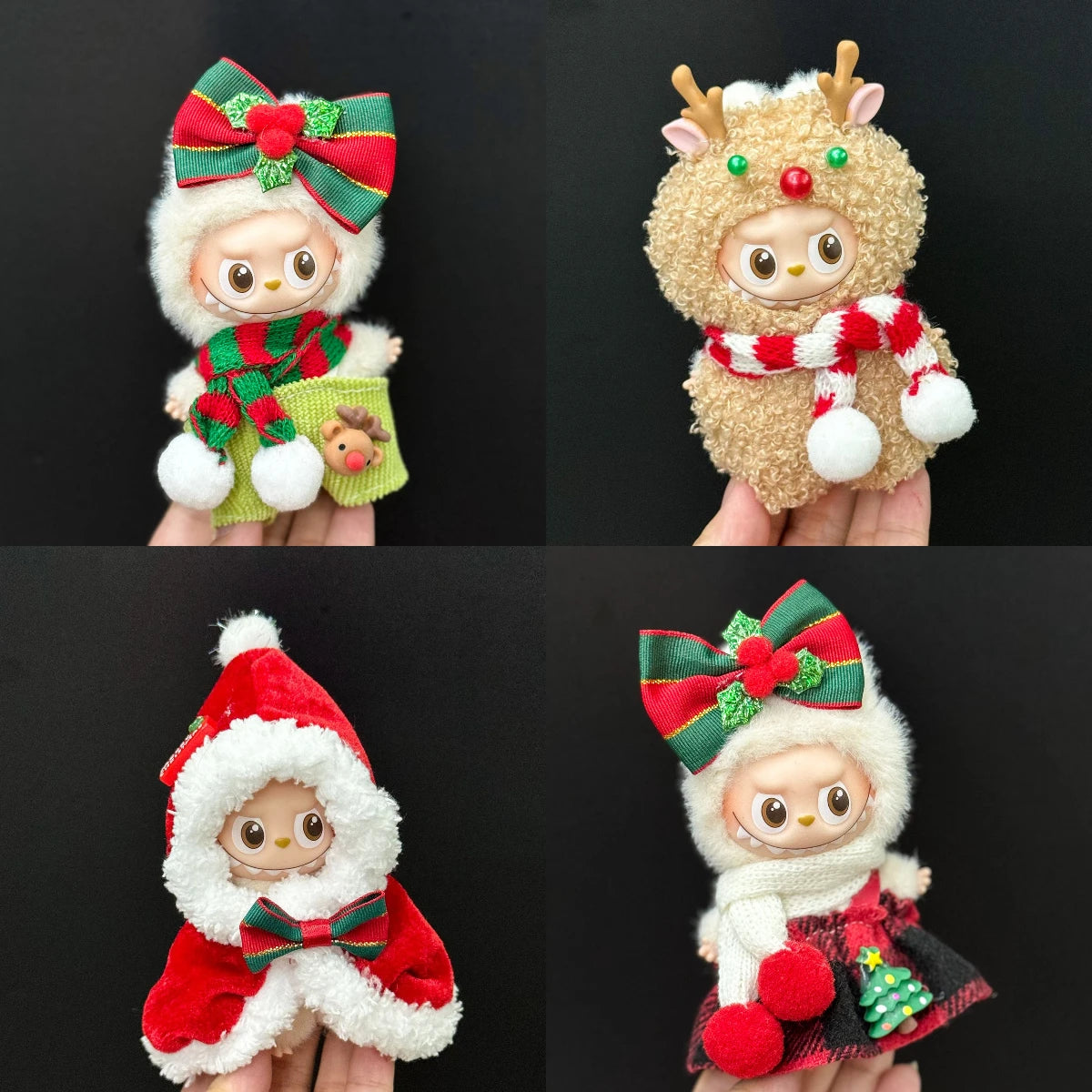 Roupas para Labubu: Conjunto de Cervos de Natal