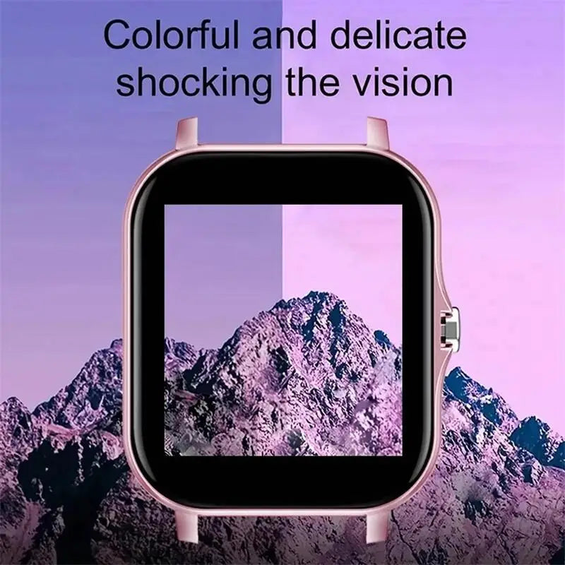 Smart Watch Android Phone - Tela Colorida Bluetooth Chamada Monitoramento de oxigênio no sangue/pressão