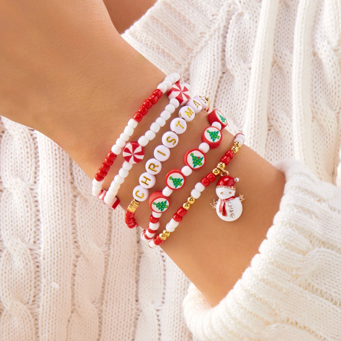 Conjunto de Pulseiras de Argila