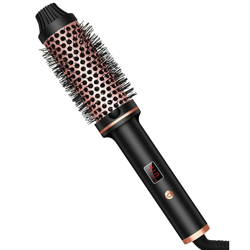 Alisador de Cabelo Iônico Profissional Escova Anti-Escaldante