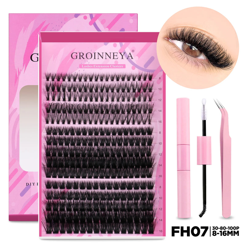 Kit de Extensão de Cílios Groinneya