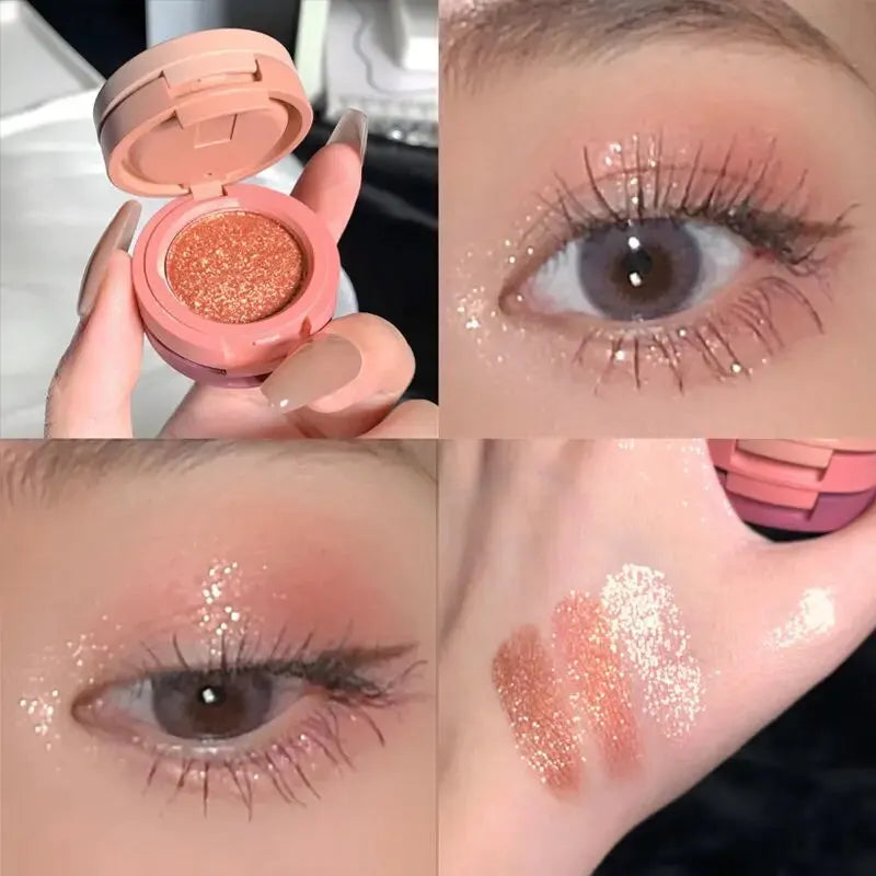 Paleta de Sombras com Glitter Nude