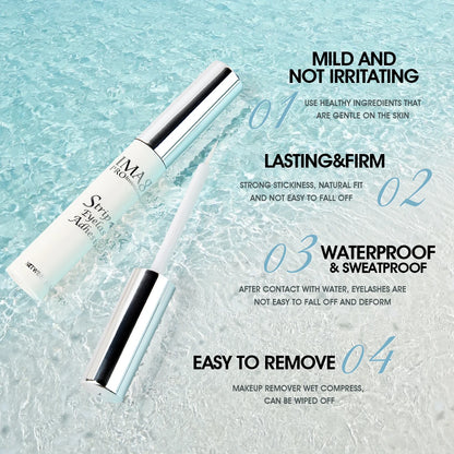 Cola para Extensão de Cílios Postiços à Prova D´Água Secagem Rápida