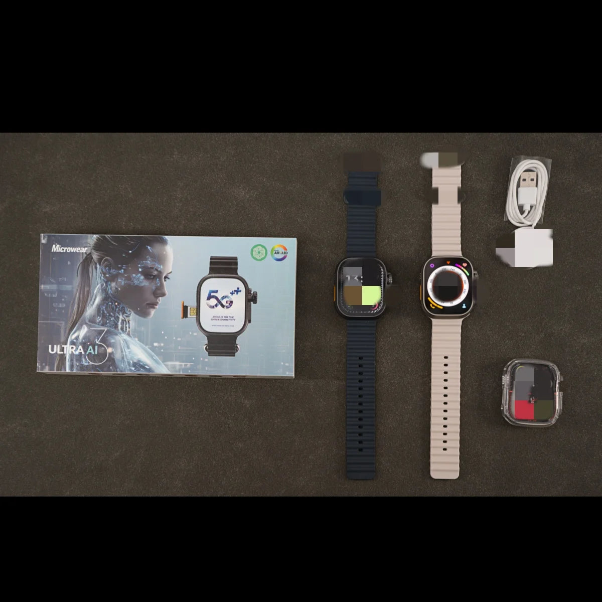 Relógio Inteligente Ultra AI 3 4G com cartão Sim