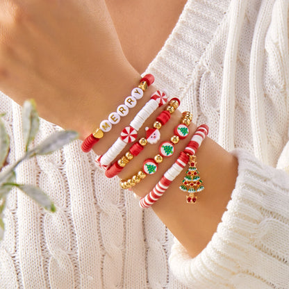 Conjunto de Pulseiras de Argila