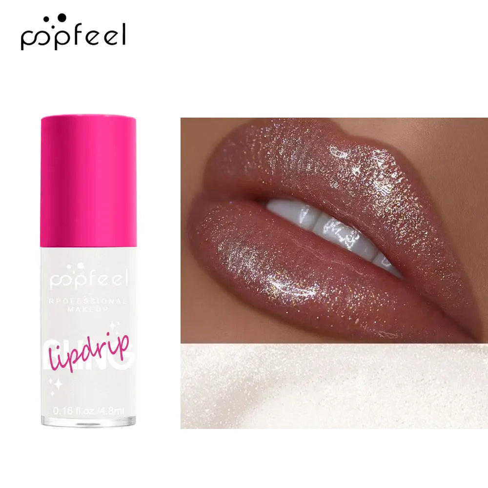 Kit de Maquiagem Completo POPFEEL: Sombra, Pó, Gloss e Óleo Labial