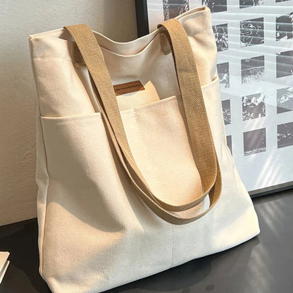 Bolsa Tote Feminina de Lona - Prática, Leve e com Grande Capacidade