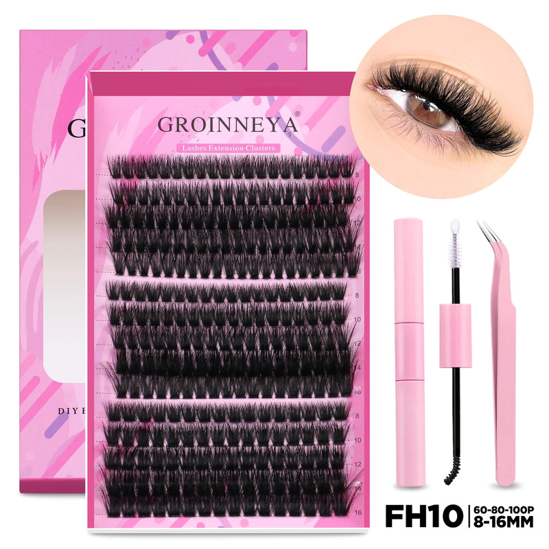Kit de Extensão de Cílios Groinneya