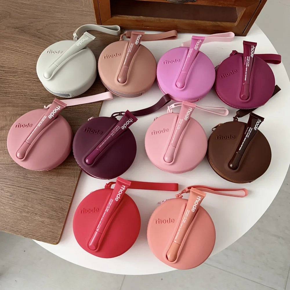 Bolsa para Gloss Labial Rhode, Organizador de Espelho Cosmético, Porta-Moedas