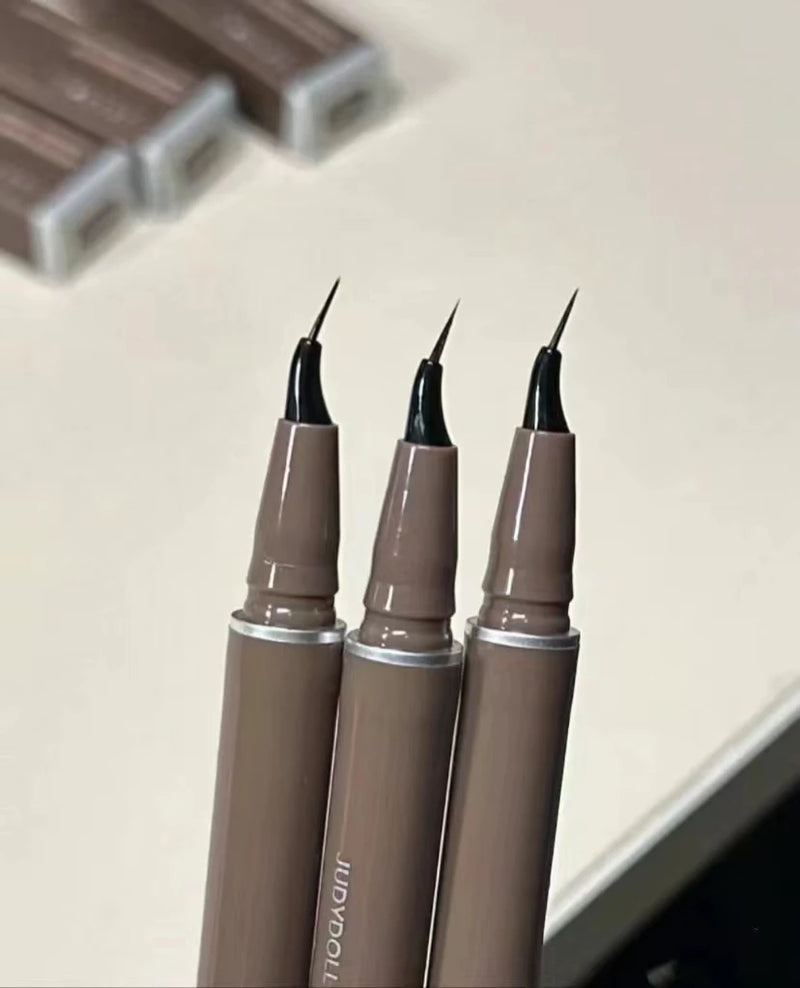 Delineador Super Fino à Prova D'Água - Longa Duração, Secagem Rápida, Olhos Finos