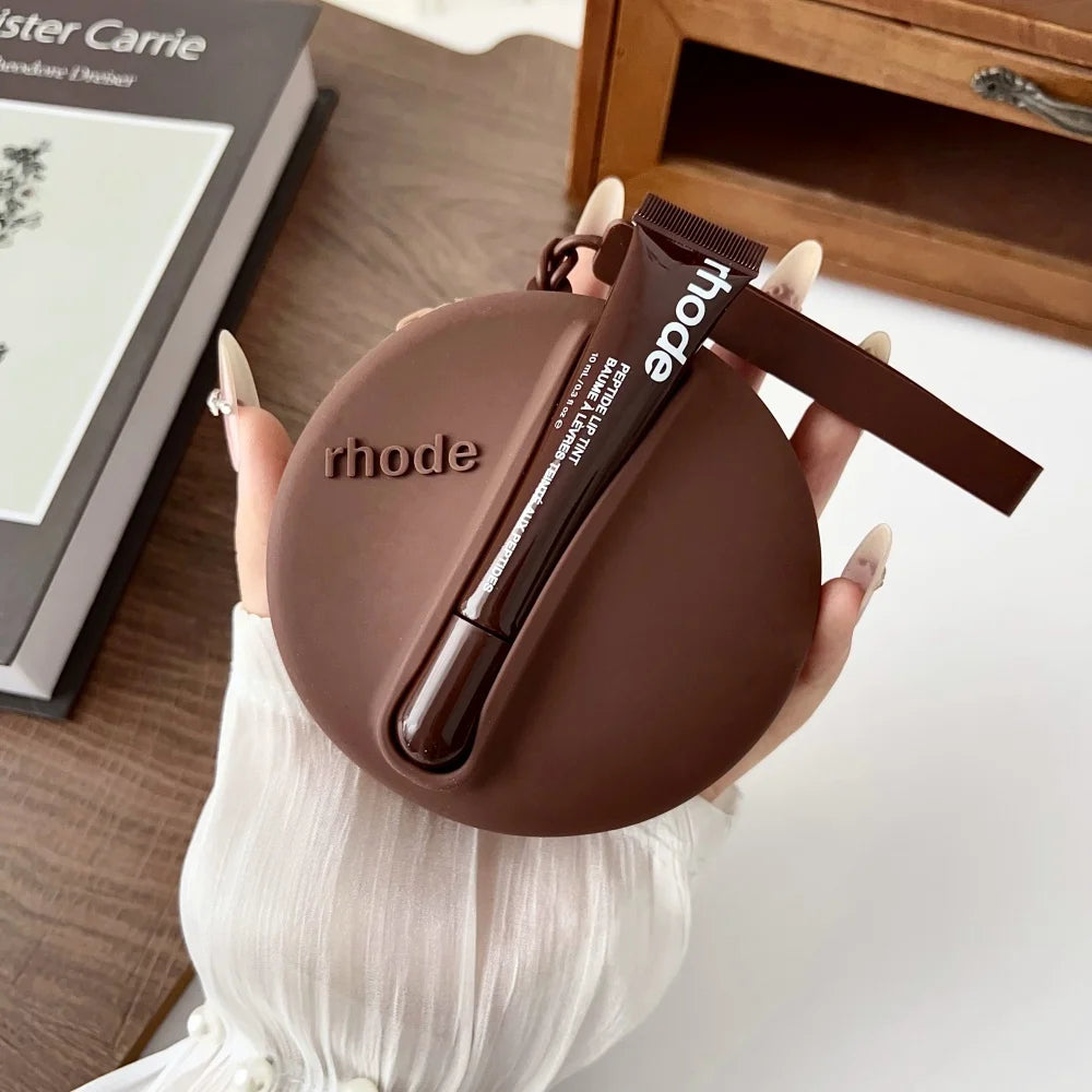 Bolsa para Gloss Labial Rhode, Organizador de Espelho Cosmético, Porta-Moedas