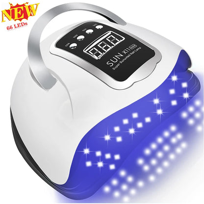 Kit e Acessórios para Unhas - Esmalte, Broca Elétrica, Máquina de Secagem, Lâmpada UV