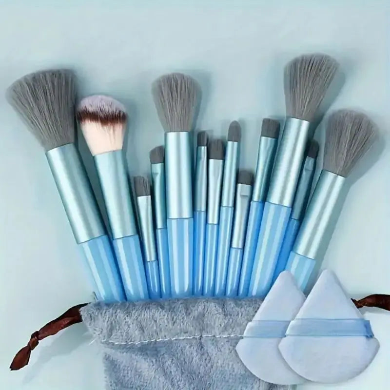 Conjunto de Pincéis de Maquiagem - macios, leves e profissionais