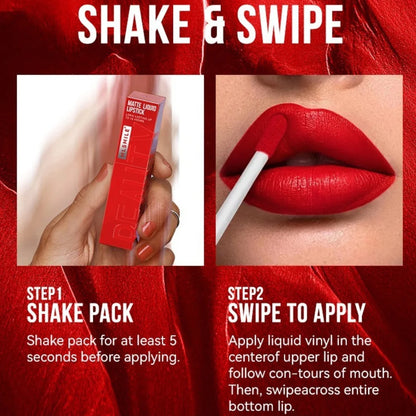 Esmalte Labial Líquido MLSMILE Copo Antiaderente