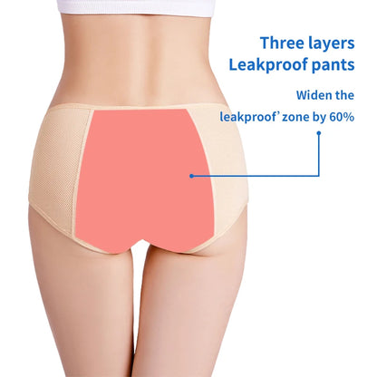 Calcinha Absorvente à Prova de Vazamento Período Fisiológico