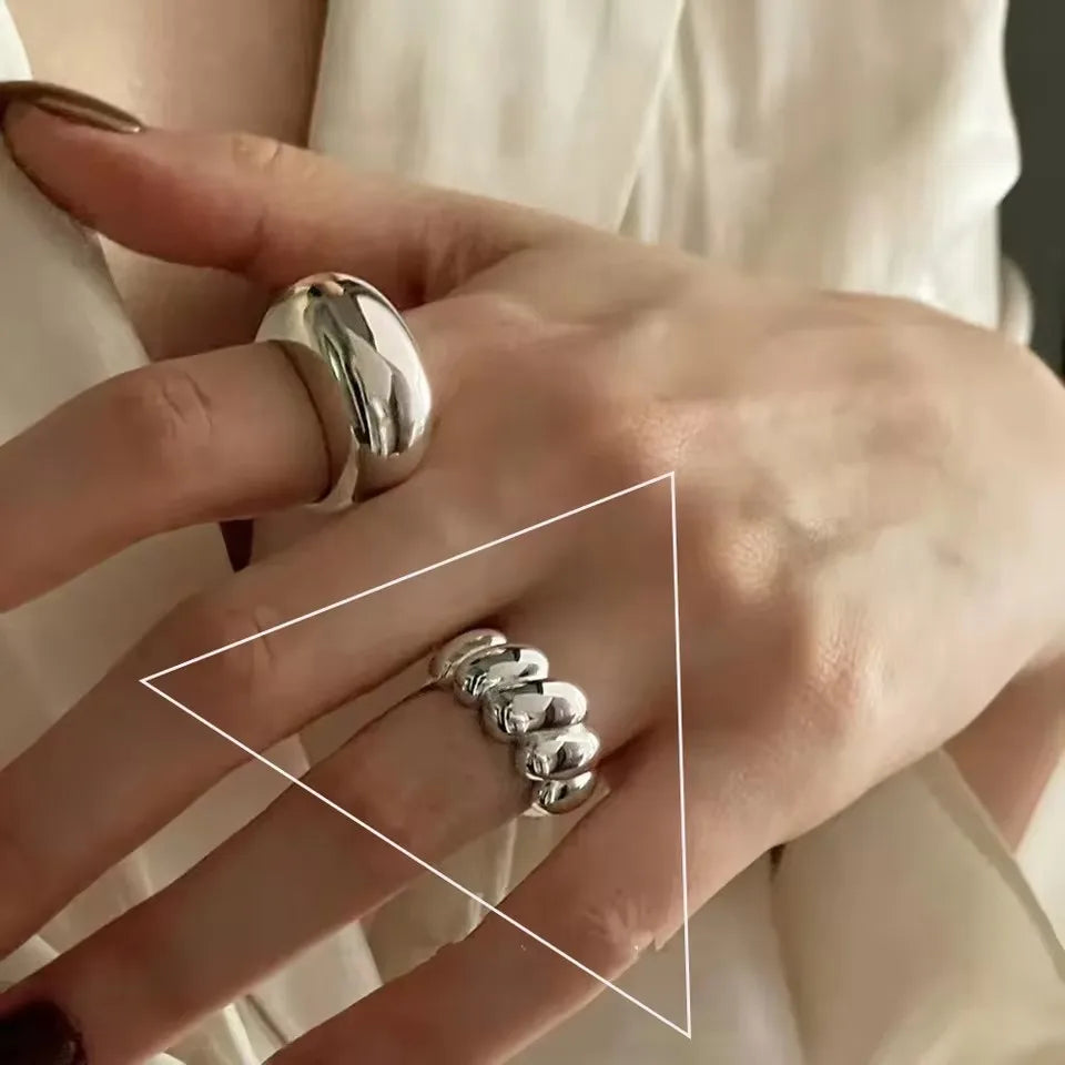 Anel de Prata Esterlina 925 - Luxo e Alta Qualidade