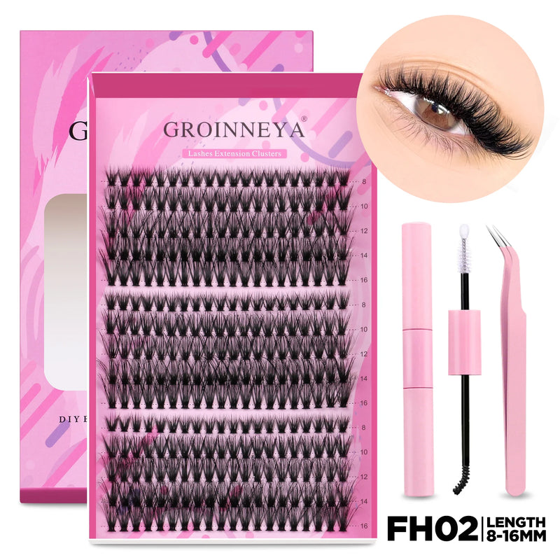 Kit de Extensão de Cílios Groinneya