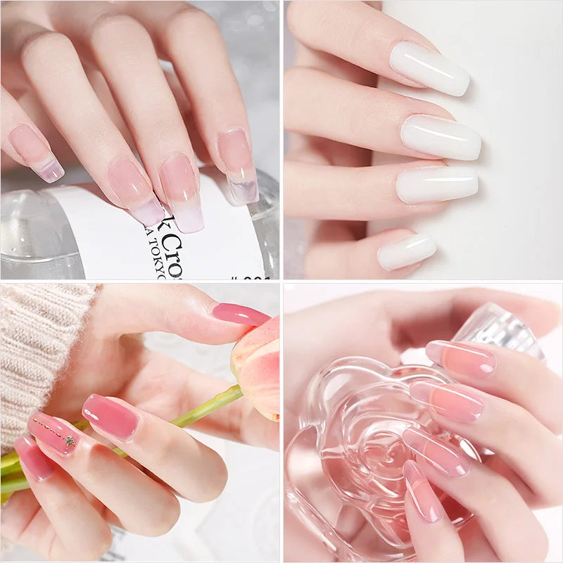 Kit Alongamento de Unha Polygel Cabine Gel Molde F1