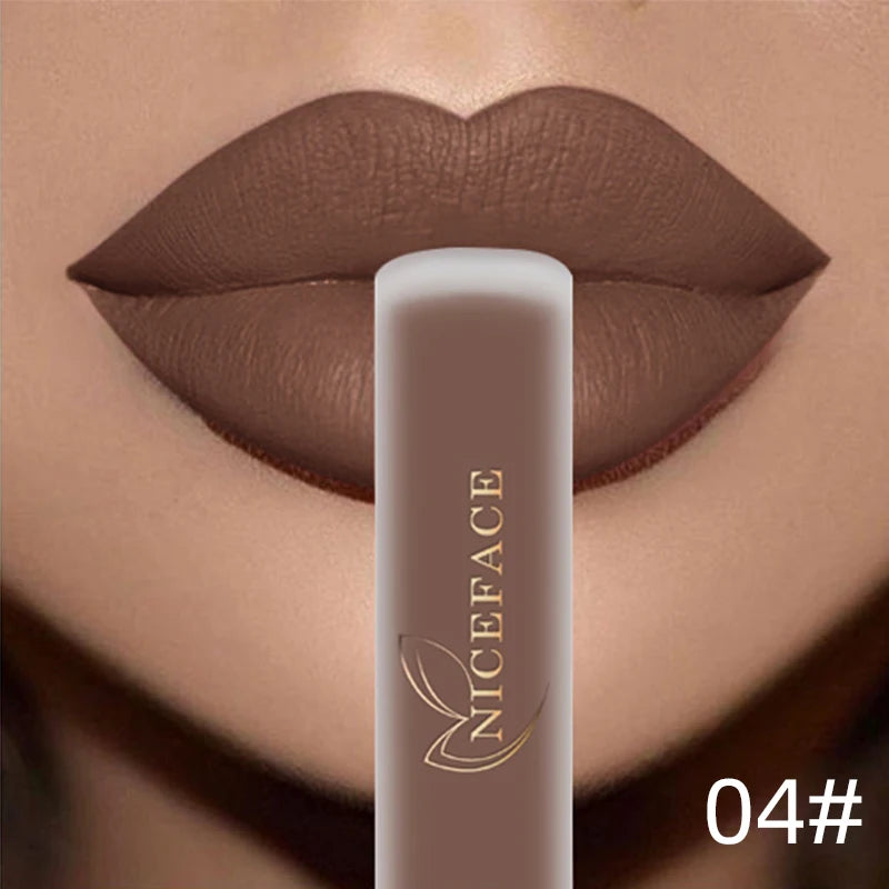 Niceface-Batons Líquidos Nude à Prova D'água Velvet Matte