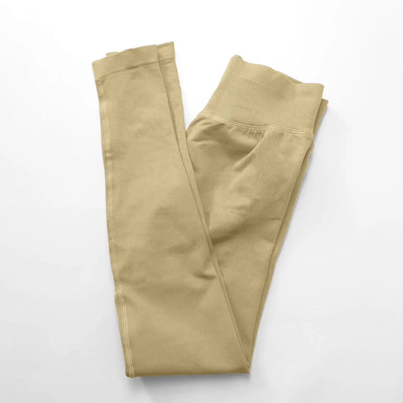 Leggings Esportivas sem Costura de Baixo Impacto