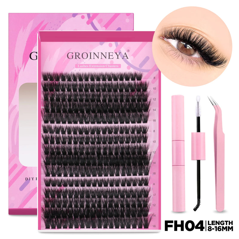 Kit de Extensão de Cílios Groinneya