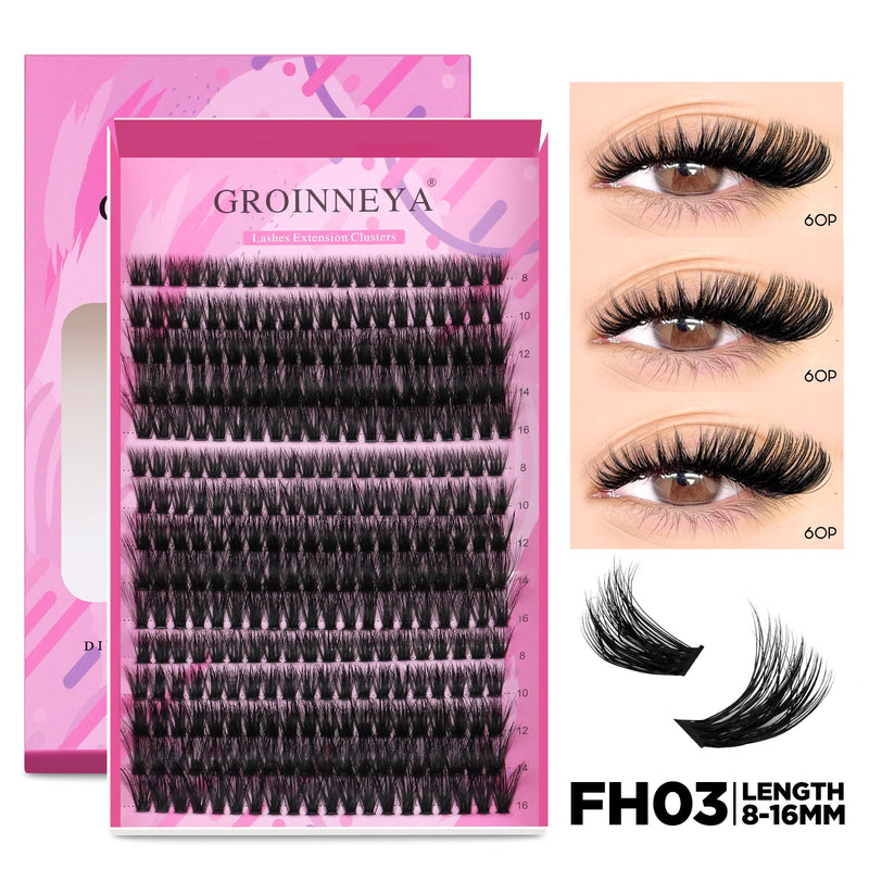 Kit de Extensão de Cílios Groinneya