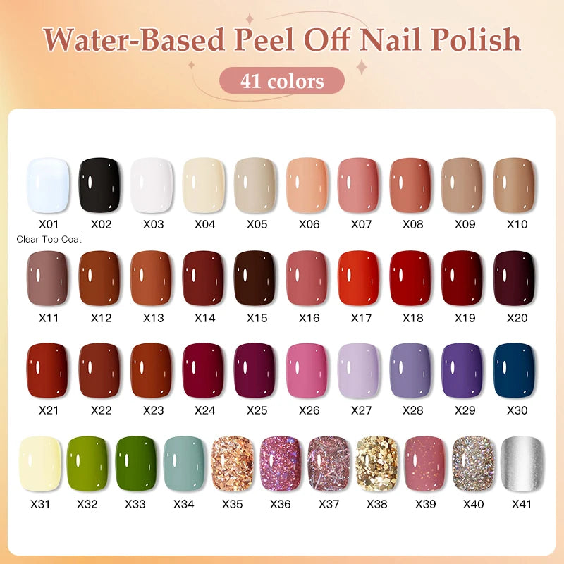 Esmalte Colorido à Base de Água 10ml Unhas Artísticas