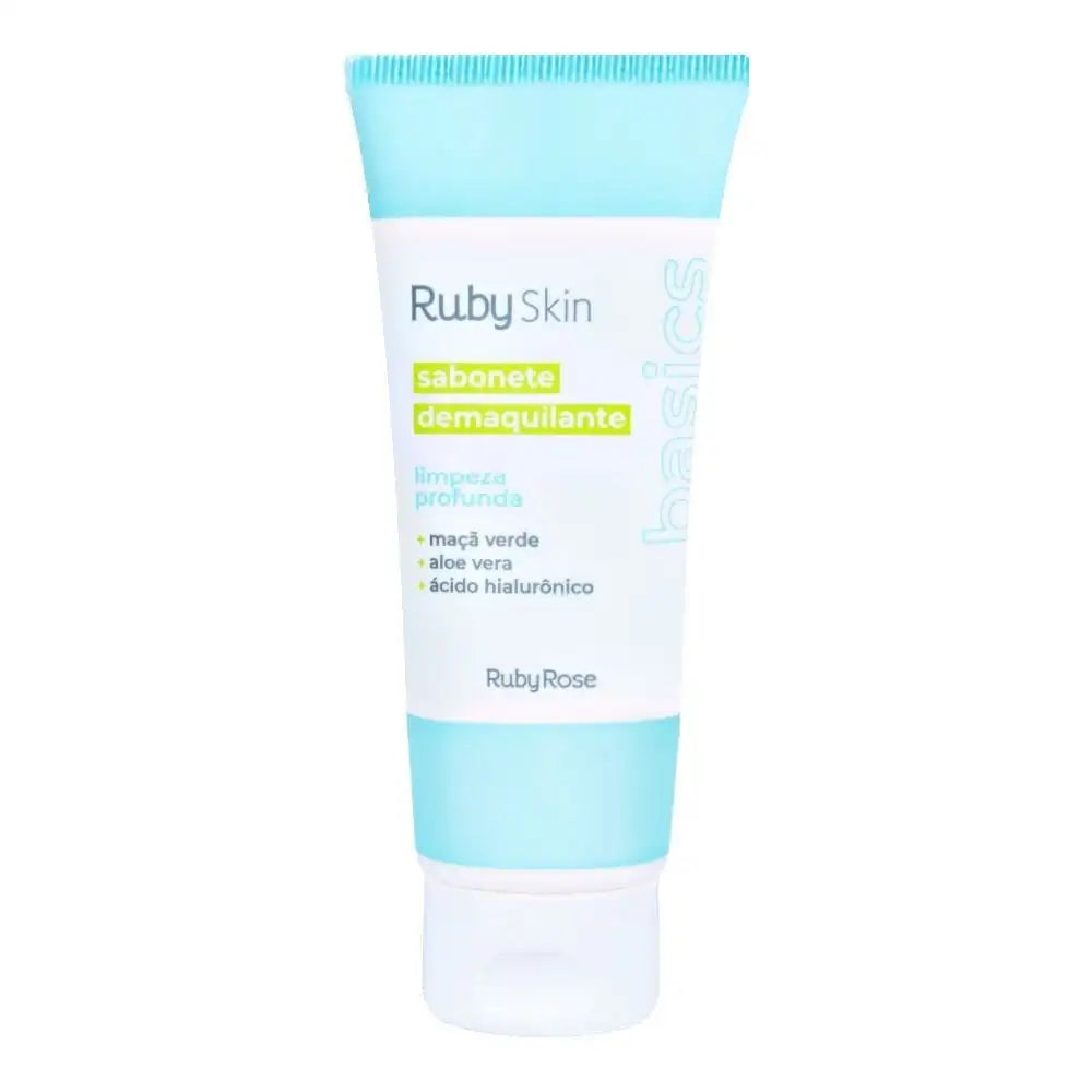 Kit C/3 itens Cuidados com a Pele Ruby Rose Limpeza e Hidratação Completa