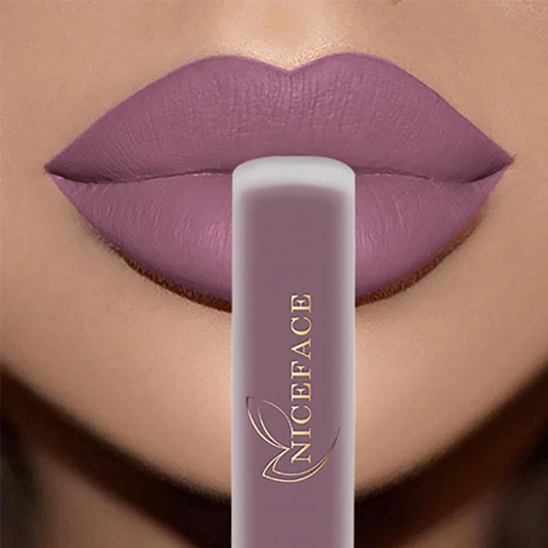 Niceface-Batons Líquidos Nude à Prova D'água Velvet Matte