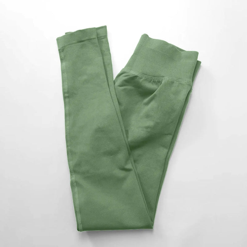 Leggings Esportivas sem Costura de Baixo Impacto