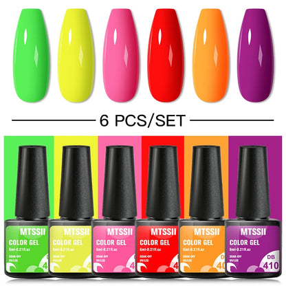 Unhas de Gel Polonês Definir Kits de Base Top Coat Verniz Soak Off Gel UV LED Semi Permanente